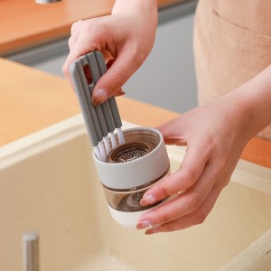 Multifunctional Flexible Cleaning  Brush - Gray