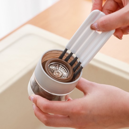 Multifunctional Flexible Cleaning  Brush - White