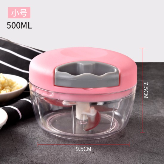 Multifunctional Vegetable And Fruit Manual Chopper Pink Multifunctional Vegetable And Fruit Manual Chopper Pink