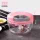 Multifunctional Vegetable And Fruit Manual Chopper Pink Multifunctional Vegetable And Fruit Manual Chopper Pink