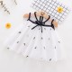  childrens clothing summer new baby girl sleeveless mesh dress 