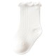 Newborn Thin Mesh Breathable Combed Cotton Lace Socks - white Newborn Thin Mesh Breathable Combed Cotton Lace Socks - white