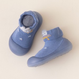 Non-Slip Rubber Sole Newborn Toddler Socks Shoes