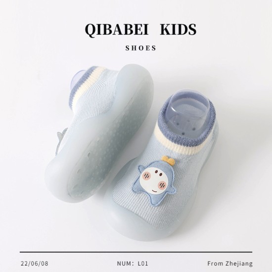 Non-Slip Soft Bottom New Born Shoes Breathable Mesh Socks Shoes 