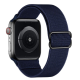 Nylon Loop Strap For Apple Watch Band Smartwatch Belt Dark Blue Nylon Loop Strap For Apple Watch Band Smartwatch Belt Dark Blue