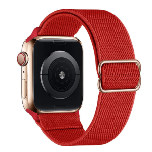Nylon Loop Strap For Apple Watch Band Smartwatch Belt red