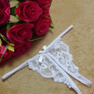 Open Lace Transparent Women Panty - White Open Lace Transparent Women Panty - White