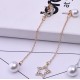 Pearl New Fashion Moon Stars Women Drop Earrings Gift Golden