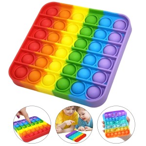 Pop Bubble Fidget Toy Special Needs Anti Stress Anxiety Reliver