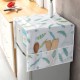 Refrigerator Dust Proof Printed Cover With Storage Bag Washable - Green Refrigerator Dust Proof Printed Cover With Storage Bag Washable - Green