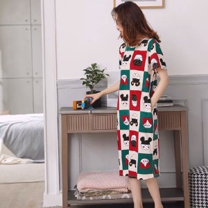 Single Pcs Nightwear For Women Sleepwear Multicolor