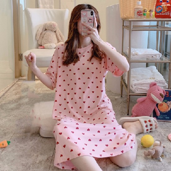 Single Pcs Nightwear For Women Sleepwear Pink Single Pcs Nightwear For Women Sleepwear Pink
