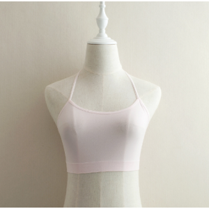 Spaghetti Strap European And America Top Fashion Bra - Light Pink