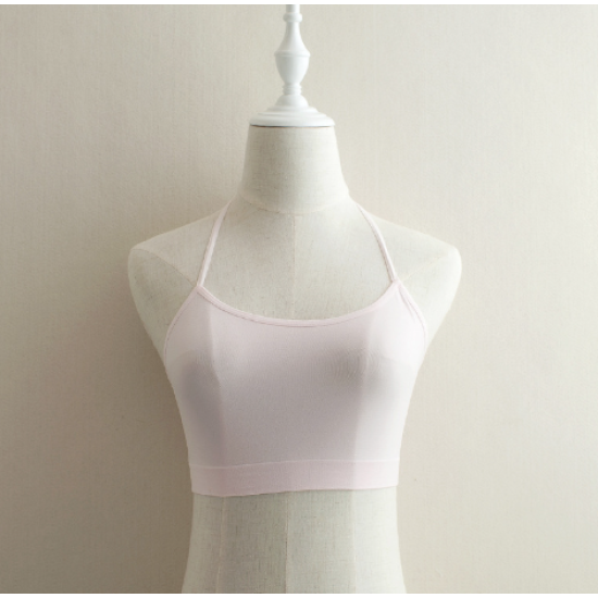 Spaghetti Strap European And America Top Fashion Bra - Light Pink Spaghetti Strap European And America Top Fashion Bra - Light Pink