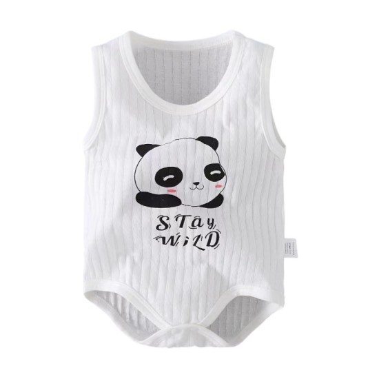 Summer Infant Jumpsuit New Born Baby Romper - white Summer Infant Jumpsuit New Born Baby Romper - white