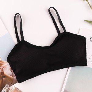 Woman Seamless Bras Vest Thread Beautiful - Black