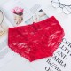 Women Lace Underwear Panties Cotton Comfort - Red Women Lace Underwear Panties Cotton Comfort - Red