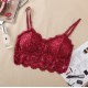 Women Push Up Wireless Lace Bra Top - Red Women Push Up Wireless Lace Bra Top - Red