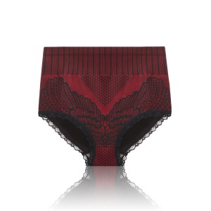 Women Seamless Panties Underwear Female Waist Hip Lifting Red