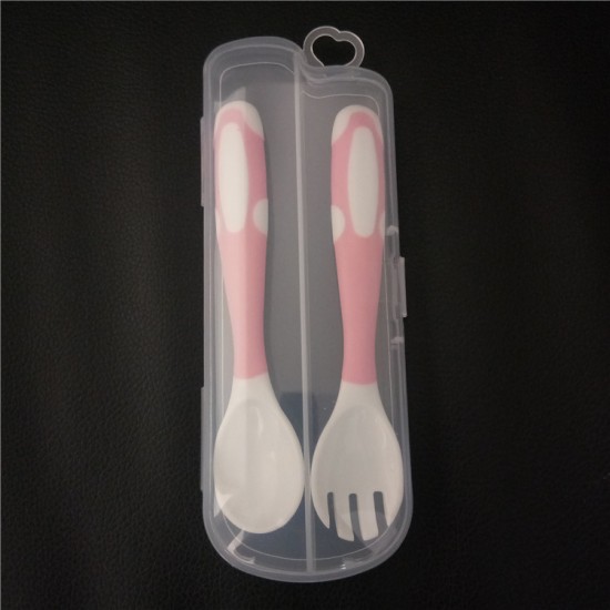 bendable spoon new born fork tableware twist fork - pink bendable spoon new born fork tableware twist fork - pink