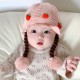 ear protection wool knitting head warm windproof new born hat ear protection wool knitting head warm windproof new born hat