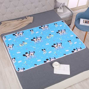new born baby quilted urine Washable  pad - Blue