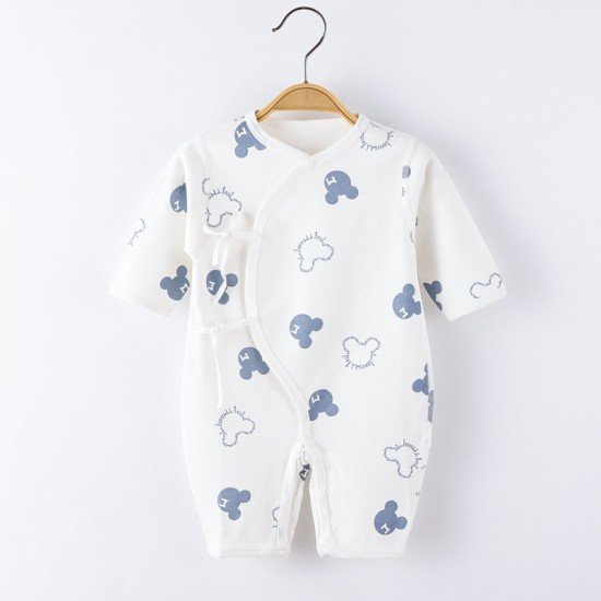 pure cotton newborn pure cotton newborn  jumpsuit - blue