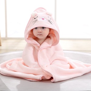 spring and autumn  newborn swaddle  hooded towel